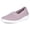Pink-A, variant on Women Slip On Walking Shoes Platform Loafers Mesh Knit Sock Sneakers