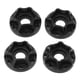 thumbnail image 2 of Cubo hexagonal de rueda de 12 mm ANGGREK Mano de Obra Exquisita Negra 4 Piezas Mejora el Rendimiento para ARRMA Axial SCX10 para Redcat GEN8, 2 of 8