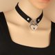 thumbnail image 2 of Heart Padlock Choker Collar Necklace With Keys Women Cosplay Collar Choker, 2 of 5