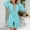 Sky Blue, variant on Women's Plus Size Winter Nightgown Home Wear Tie-Waist Robe Women's Casual Outerwear-Friendly Pajamas Soft Morning Robe