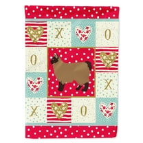 Carolines Treasures CK5670CHF Owyhee Bob 2 Cat Love Flag Canvas House Size Large multicolor