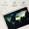 thumbnail image 6 of Elephant Stock Canyon World Map Wall Art - Horizontal Canvas Wall Art - Living Room Wall Decor - Map Canvas - Teal And Blue Decor - 48" x 32", 6 of 8