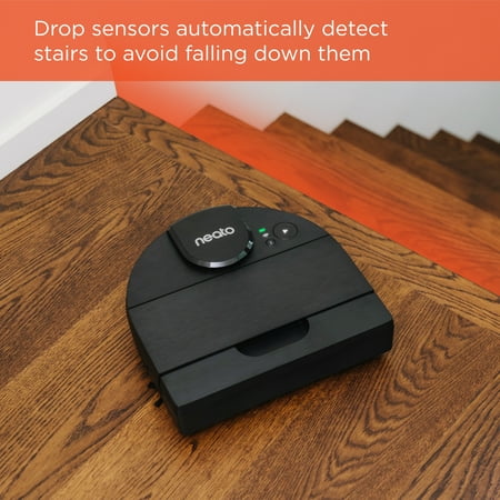 Neato Robotics - D9 Intelligent Wi-Fi Connected Robot Vacuum - Black