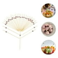 thumbnail image 2 of 200Pcs Bamboo Cocktail Picks Artificial Pearl Cocktail Sticks Skewers Appetizers Desserts Toothpicks, 2 of 7