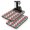 White-311, variant on Nordic Style Coffee Mat, Absorbent Dish Drying Pad with Boho Chic Patterns, Leak-Proof Non-Slip Kitchen Counter Mat