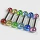 thumbnail image 1 of Pack Of 6 Tongue Piercing Jewelry Tongue Studs, 1 of 5