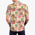thumbnail image 5 of Xecao High Detail Succulent for Mens' Casual Short Sleeve Button-Down Polo Shirts for a Classic Golf Look, 5 of 9