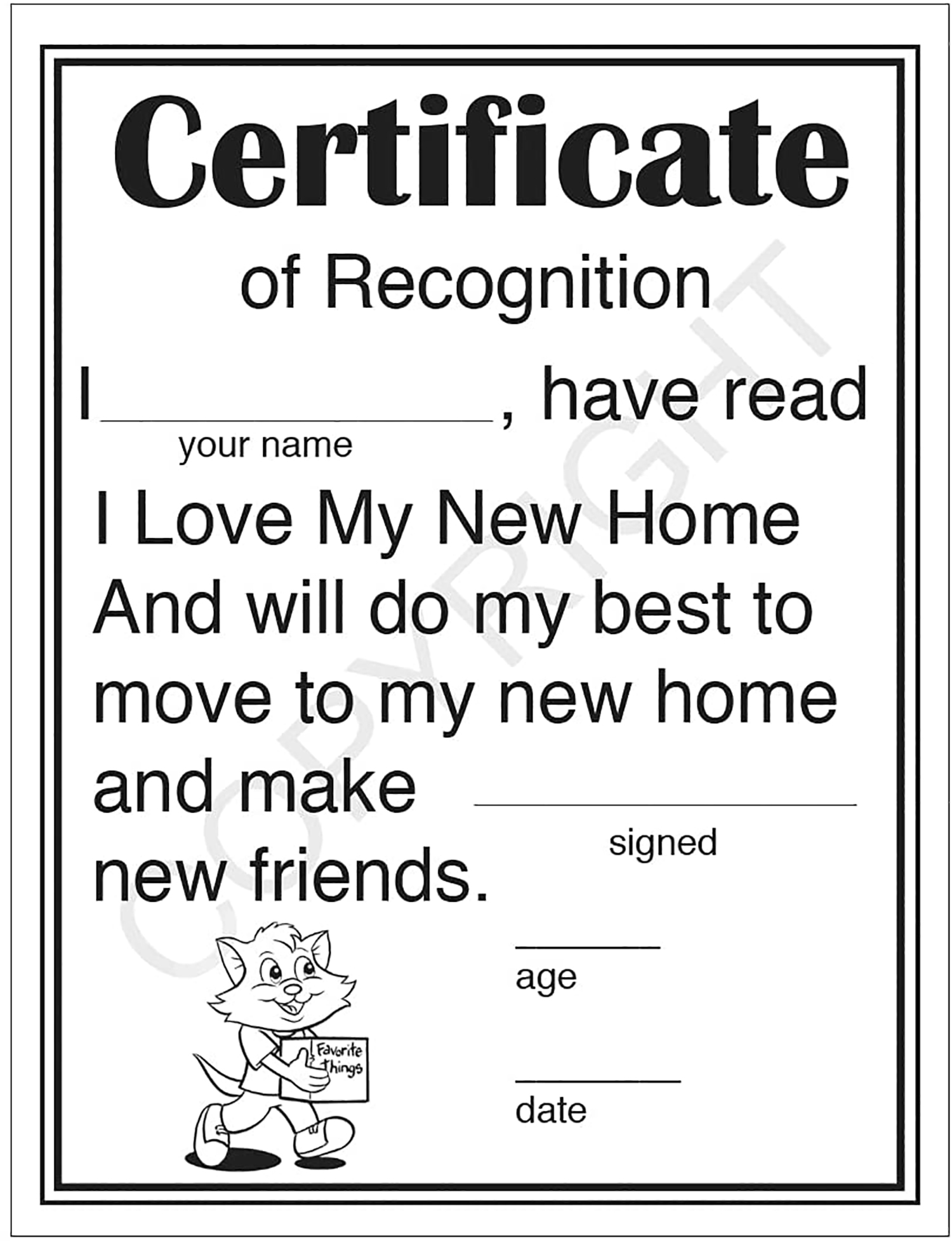 25 Pack - I Love My New Home Kid's Coloring & Activity Books