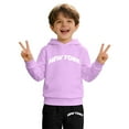 thumbnail image 5 of Kiijoy Toddler Boys Hoodie Set New York Print Casual Hoodie Sweatpants Outfits, Sizes 4-5T, 5 of 5