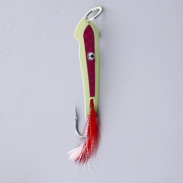 Lipstore Metal Feathers Fishing S Mackerel S Rigs Hooks Sea Fishing Pink Pink As Described
