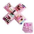 thumbnail image 6 of Xinwanna Explosion Gift Box 5-Layer Snack Explosion Box DIY Scrapbooking Box for Anniversary Birthday Valentine's Day Wedding Gift (Blue), 6 of 13