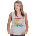 thumbnail image 5 of Worth The Wait But Always Late Ombre Tank Top T Shirts Men Women Brisco Brands M, 5 of 5