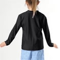 thumbnail image 5 of LNMQLPDBS Boys Swimsuit Short Sleeve Rashguard Solid Color High Neck Swimsuit Quick Dry Tops for Summer Toddler Boy Bathing Suit Beach Children's Swimsuit Spa Swimwear, 5 of 9