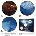 thumbnail image 3 of Designart "Solitude in Mountain Camping I" Landscapes Framed Wall Art Decor - Country Blue Camping Travel Living Room Framed Canvas Art, 3 of 6