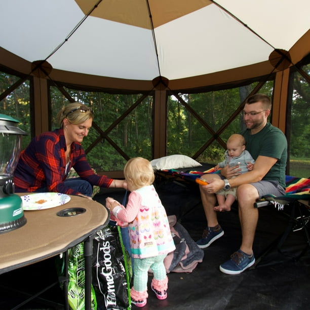 Clam 150 X 150 Quick Set Floor For Pavilion Camper Shelter Floor Only Black 150 X 150