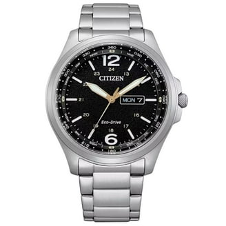 Citizen Men's Eco-Drive Promaster Nighthawk Black Leather Strap