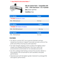 thumbnail image 2 of Idle Control Valve - Compatible with 1992 - 1996 Ford Escort 1.9L 4-Cylinder 1993 1994 1995, 2 of 2