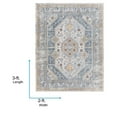 thumbnail image 6 of Livabliss Washable Rugs for Living Room, 2x3 Lillian Traditional Oatmeal Area Rug, Bedroom Dining Room Home Decor Stain Resistant Carpet (2' x 2'11"), 6 of 9