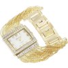 Women's Rhinestone Mother of Pearl Multi-Strand Watch