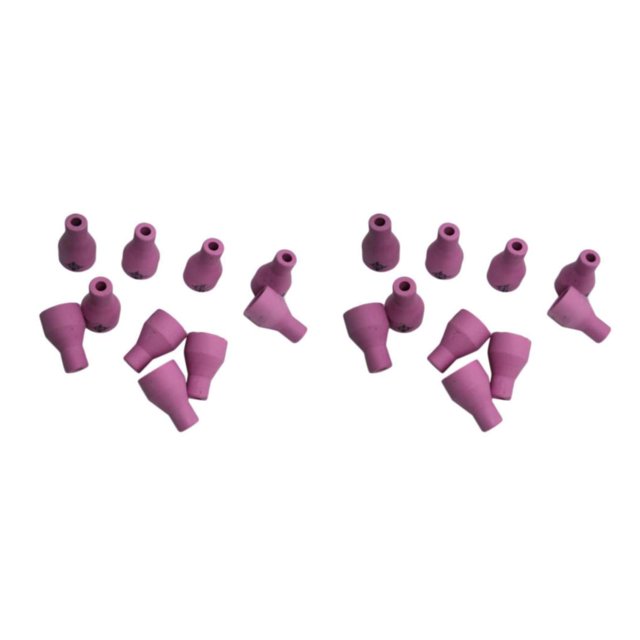 Justharion Efficient Ceramic Nozzle for Welding Torch Consumables Improved Welding Accuracy Pink 5x30 2Set