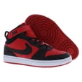 thumbnail image 4 of Nike Court Borough Mid 2 Leather PS Boys Shoes Size 10.5, Color: University Red/Black/White, 4 of 5