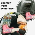 thumbnail image 4 of Gaeub Seashell On The Beach Print Anti-Kick Storage Mat for Car Seats 2 Pcs, Car Kick Mats with 3 Pocket Protector, Essential Car Seat Protector for Child Car Seat,Car Seat Protector, 4 of 8