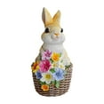 thumbnail image 1 of Escultura solar de conejo para jardín, figura decorativa de animal adorable para exteriores, ideal para balcón, césped, interior y exterior, patio, 1 of 8