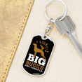 thumbnail image 6 of Big Bucks I Like Stainless Steel or 18k Gold Premium Swivel Dog Tag Keychain, 6 of 10