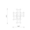 thumbnail image 4 of 2 Light Wall Sconce Frame Finish Matte Black, 4 of 7