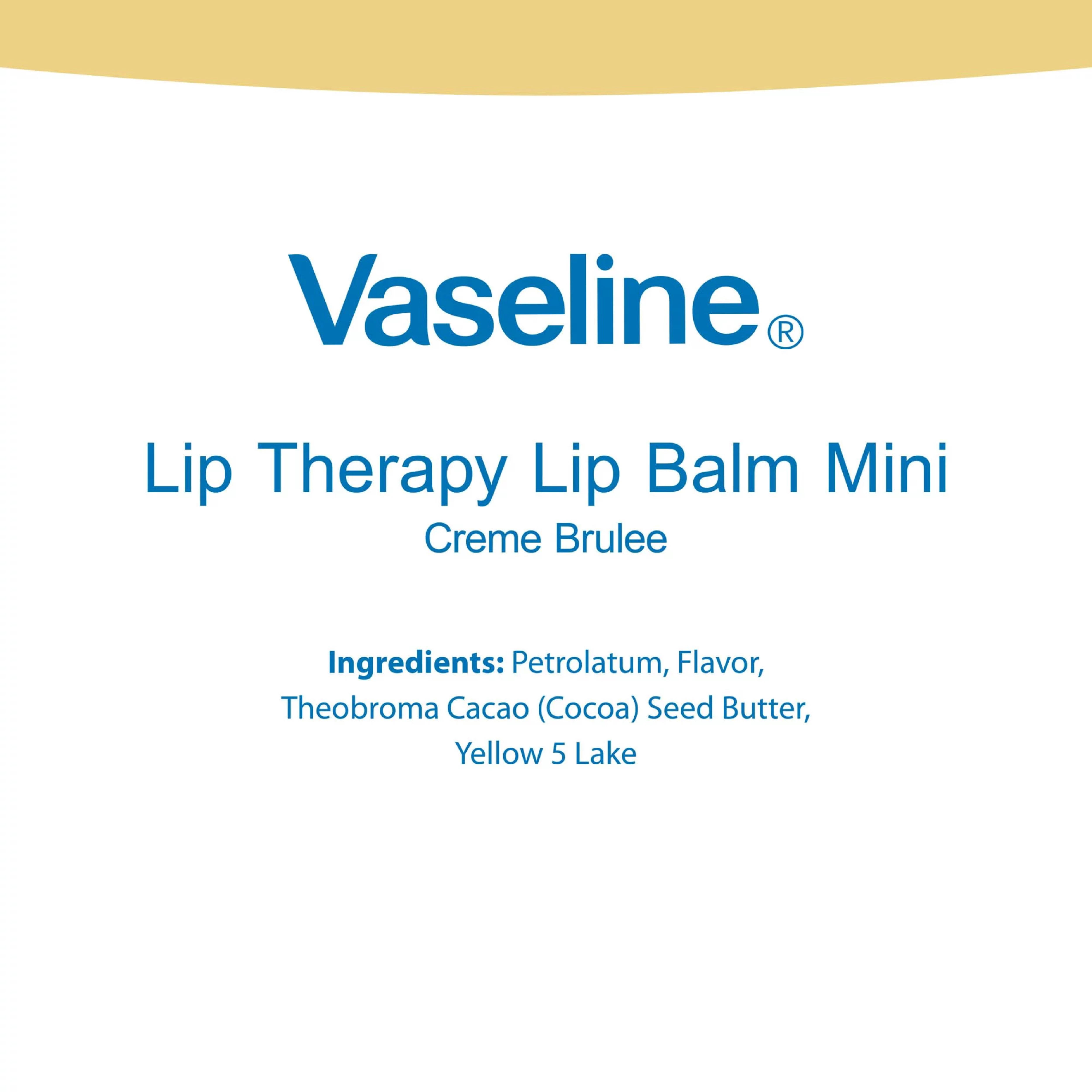 Pack of (24) Vaseline Lip Therapy Lip Balm, Creme Brulee 0.25 oz