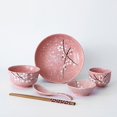 thumbnail image 2 of Bamboohart Ceramic Tableware Set Pink 6Pcs 7.3x7.3x1.4In, 2 of 6