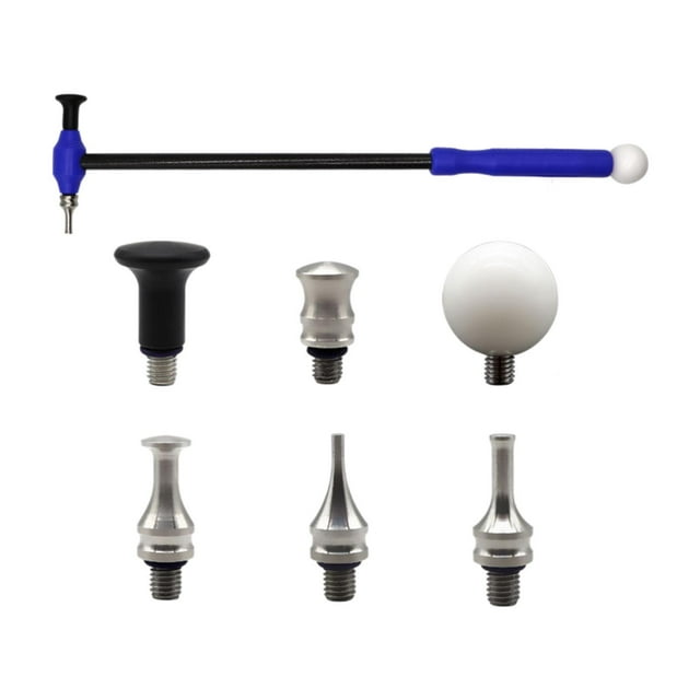 Kit de herramientas de reparación de abolladuras livianas prácticas y cómodas agarres portátiles portátiles Azul