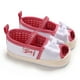 thumbnail image 1 of Walker Zapatos De Cuna Para Bebés Recién Nacidos De Bebé Princesa Flor Arco Suela De Algodón Primer Caminante Zapatillas De Deporte 0-18 Meses, 1 of 4