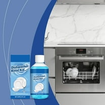 YiJuHui 1pcs Powerful Dishwasher Rinse Aid - Ultimate Spotless Cleaning Agent, Enhances Glass & Dishware Shine, Prevents Water Spots for Sparkling Clean Results