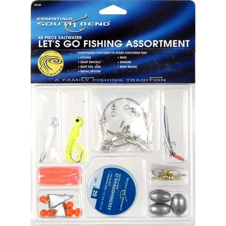 Let's Go Fishing 45-Piece Saltwater Kit (Best Time To Go Saltwater Fishing)