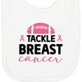 thumbnail image 2 of Inktastic Tackle Breast Cancer Newborn Bib, 2 of 3