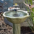 thumbnail image 1 of Cascada de la fuente de baño de pájaros solares, kit de bomba de fuente de agua con energía solar de bricolaje portátil, para terraza, al aire libre 2.5w, 1 of 8