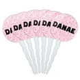 thumbnail image 1 of Danae Cupcake Picks Toppers - Set of 6 - Pink Speckles, 1 of 1