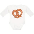 thumbnail image 3 of Inktastic Heart-shaped Pretzel Boys or Girls Long Sleeve Baby Bodysuit, 3 of 5