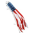 thumbnail image 2 of Coollooc 40" Red/White/Blue Windsock, Patriotic Outdoor Decor, 2 Pack, 2 of 2