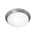 thumbnail image 1 of 20625GU-BS-OPL Cobalt 2 Light Brushed Steel Flush Mount Ceiling Light in Fluorescent, 1 of 1
