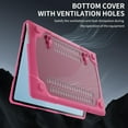 thumbnail image 4 of Case for 13.8 Inch Microsoft Surface Laptop 7 2024 Model 2036, Heavy Duty Plastic Hard Shell Laptop Cover with Kickstand, Keyboard Skin, Screen Protector, 4 of 6