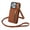 brown, variant on ELEHOLD Wallet Crossbody Case for iPhone 13 with RFID Blocking Card Holders Zipper Purse Storage Kickstand Function Detachable Wrist Lanyard Shoulder Strap Shockproof Wallet Case,brown