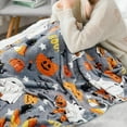 thumbnail image 5 of Fall Halloween Blanket Halloween Throw Blankets and Throws Fall Pumpkin Throw Blanket Super Soft Cozy and Plush for Couch and Chair(50" x 60"), 5 of 7