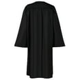 thumbnail image 4 of HOOMEUMY Mens Medieval Robe Casual Workout Long Sleeve Clothes Fashion 2025 Trendy Classic Solid Coat V-Neck Jacket Long Cut Design Black M, 4 of 9