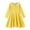 Yellow, variant on Tiijoy Toddler Girls Long Sleeve Shirt Dress School Style Casual Midi Dresses, Sizes 2-3