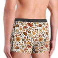 thumbnail image 4 of Men's Boxer Briefs, Thanksgiving with Food Soft Comfy Mens Underwear Boxer Briefs Breathable With Widen Waist, 4 of 7