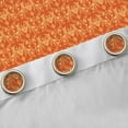 thumbnail image 4 of Feelyou Mandala Damask Black Out Curtains, Orange Red Bat Curtains Pack of 2 (42x63 Each), 4 of 6