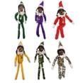 thumbnail image 3 of Muñeco Elfo Navideño 11 81 Pulgadas Figura Peluche Navideña Adorno Juguete (camuflaje), 3 of 9
