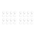 thumbnail image 2 of Shengyu 8 Pcs S-shaped Hook with Buckle Bathroom Clothes Cooking Tool Hanger Transparent 2Set, 2 of 6